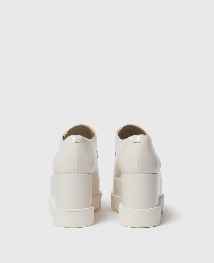 Stella McCartney - Limited Edition Elyse Monochrome Platforms, Woman, Glossy black, Size: 34 - Image 8