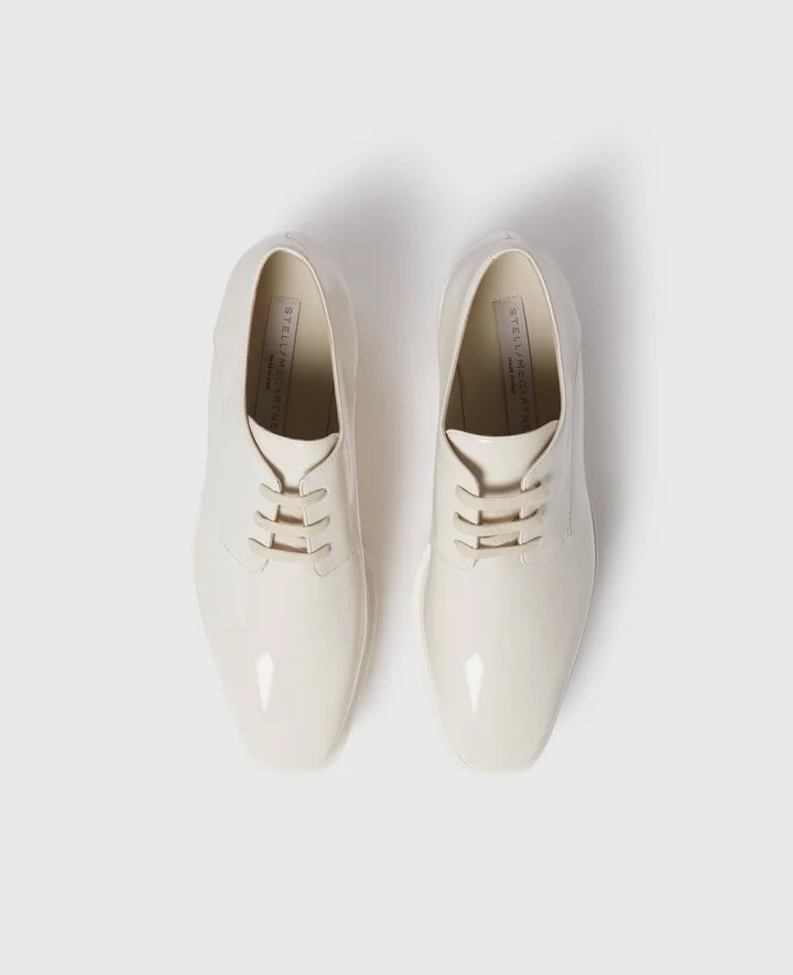 Stella McCartney - Limited Edition Elyse Monochrome Platforms, Woman, Glossy black, Size: 34 - Image 9