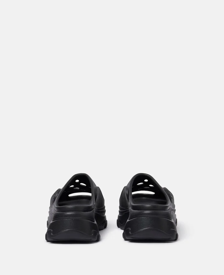 Stella McCartney - Logo Clogs, Woman, Core Black, Size: 10 - Image 3