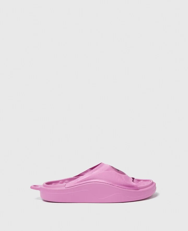Stella McCartney - Logo Slides, Woman, Semi-Pulse Lilac, Size: 6