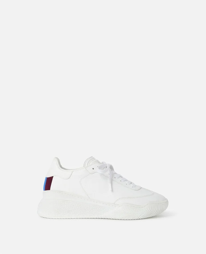 Stella McCartney - Loop Lace-up Sneakers, Woman, White, Size: 35