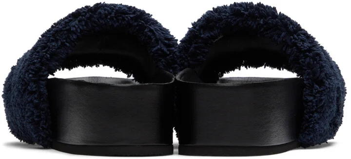 Stella McCartney Navy Fantasia Mickey Vesta Slides - Image 2