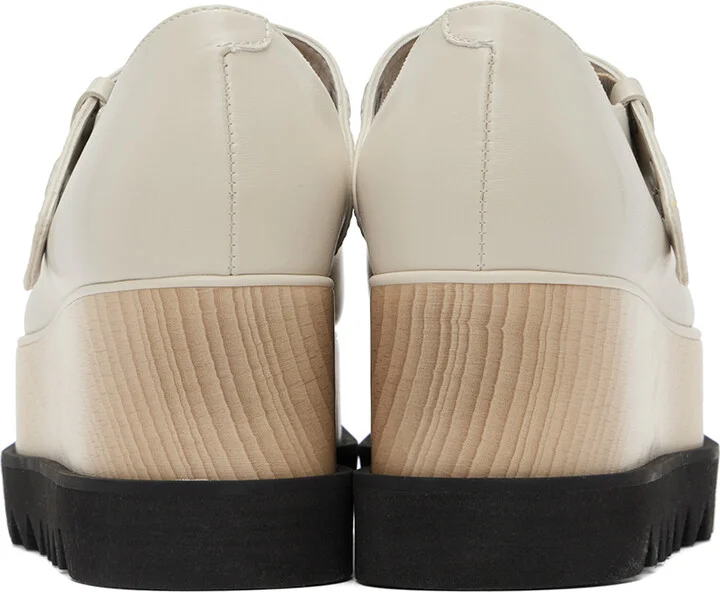 Stella McCartney Off-White Elyse Star-Studded Loafers - Image 2