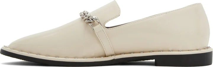 Stella McCartney Off-White Falabella Loafers - Image 3