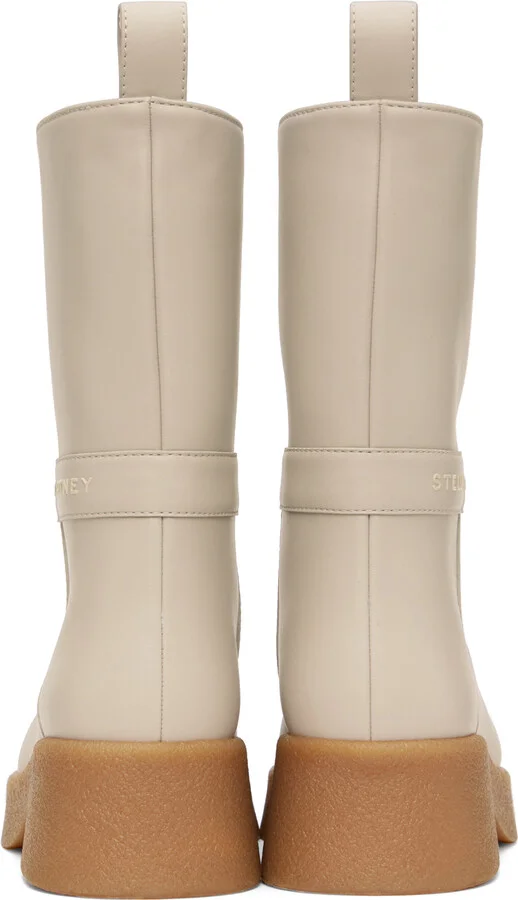 Stella McCartney Off-White Skyla Alter Sport Mat Boots - Image 2