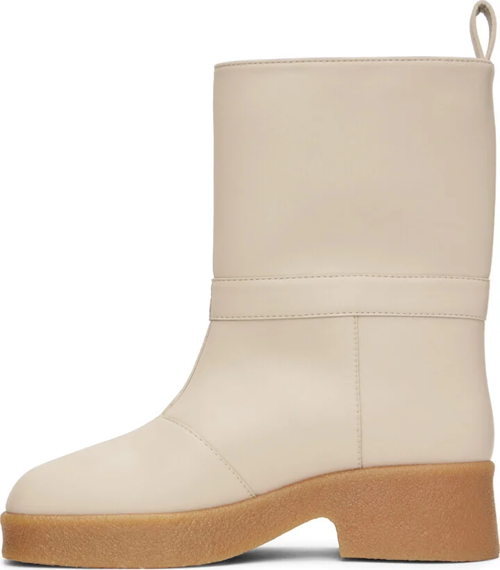 Stella McCartney Off-White Skyla Alter Sport Mat Boots - Image 3
