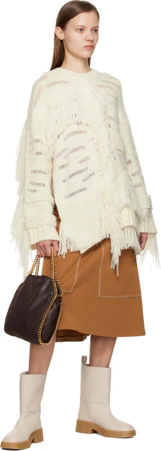 Stella McCartney Off-White Skyla Alter Sport Mat Boots - Image 5