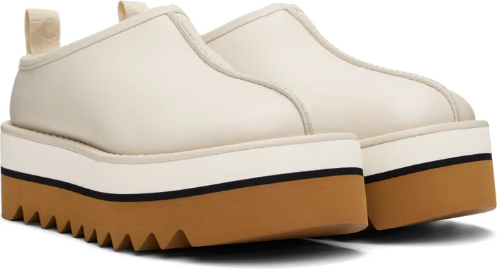 Stella McCartney Off-White Sneak-Elyse Platform Slippers - Image 4