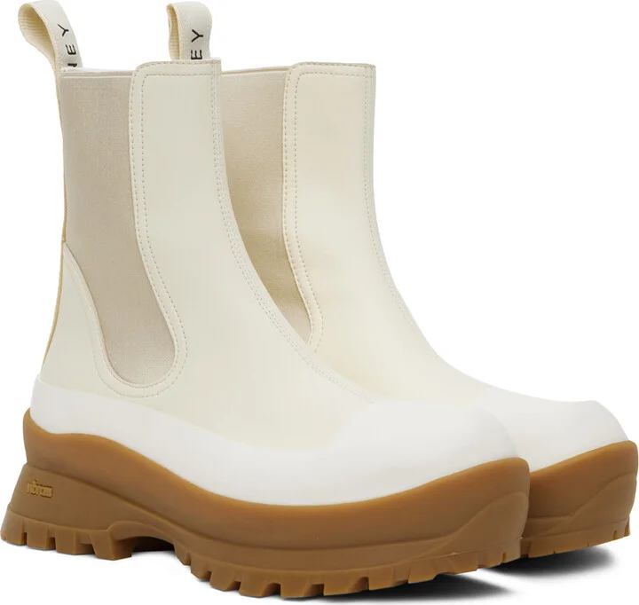 Stella McCartney Off-White Trace Boots - Image 4