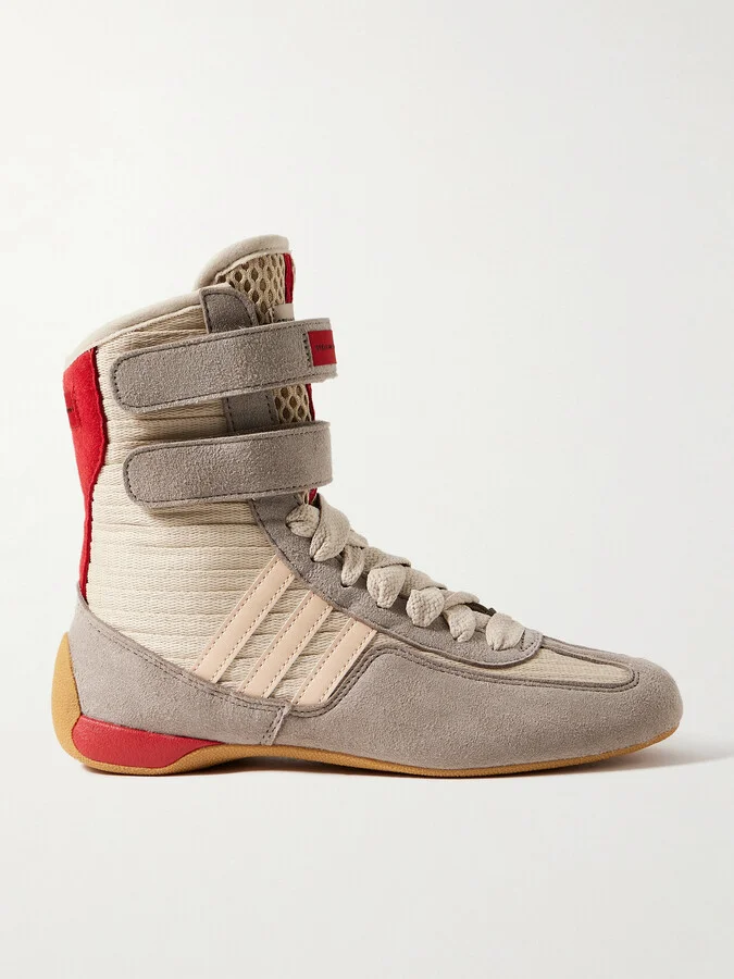 Stella McCartney - Rasant 2.0 Vegan And Mesh-trimmed Canvas High-top Sneakers - Neutrals
