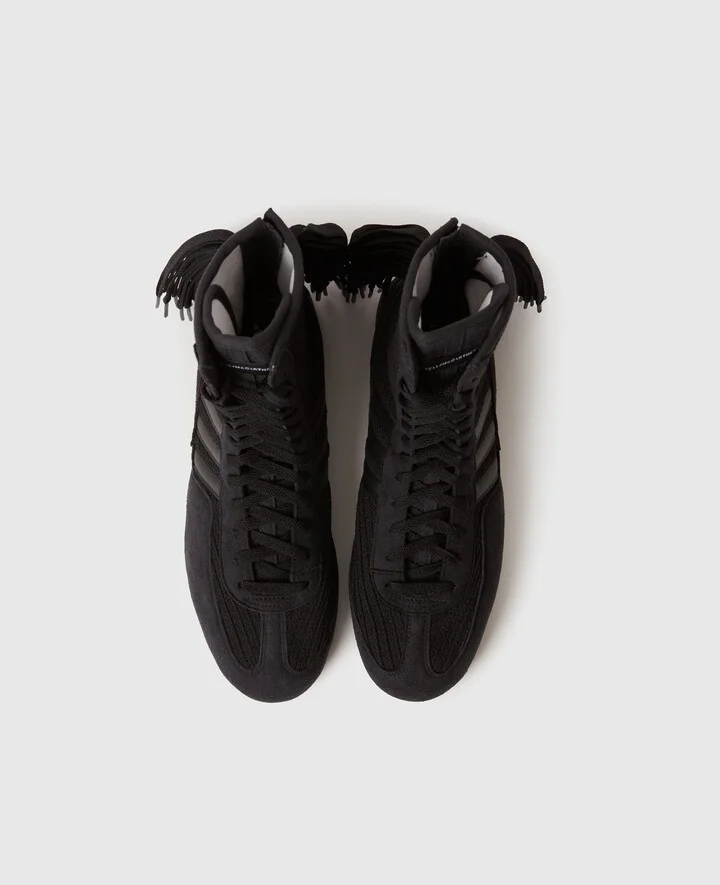 Stella McCartney - Rasant Fringe High-Top Sneakers, Woman, Black, Size: 4h - Image 4