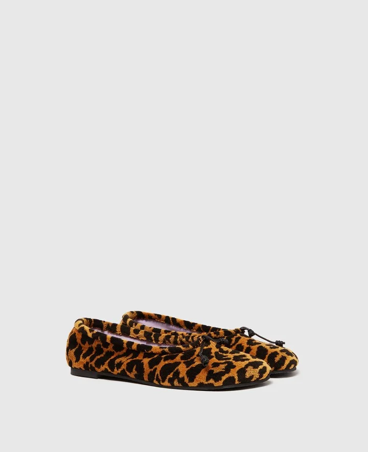 Stella McCartney - Ryder Leopard Ballet Flats, Woman, Leopard print, Size: 35 - Image 2