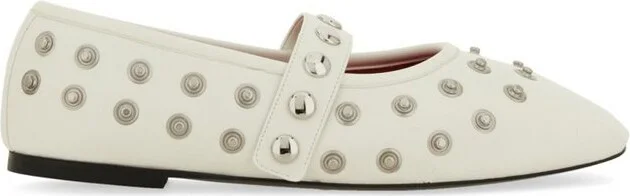 Stella McCartney Ryder Popper-Studded Ballet Flats