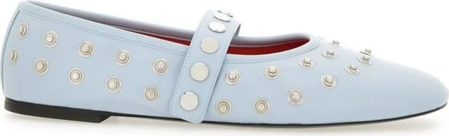 Stella McCartney Ryder Popper-Studded Ballet Flats