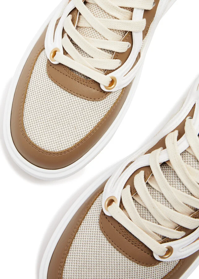 Stella Mccartney S Wave 1 Panelled Canvas Sneakers - Image 3