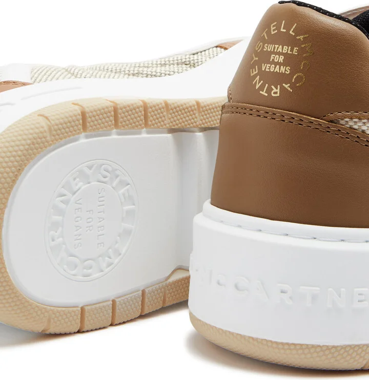 Stella Mccartney S Wave 1 Panelled Canvas Sneakers - Image 4