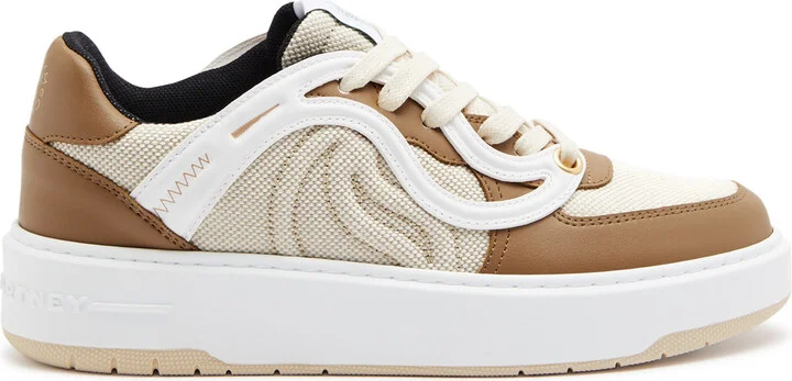 Stella Mccartney S Wave 1 Panelled Canvas Sneakers