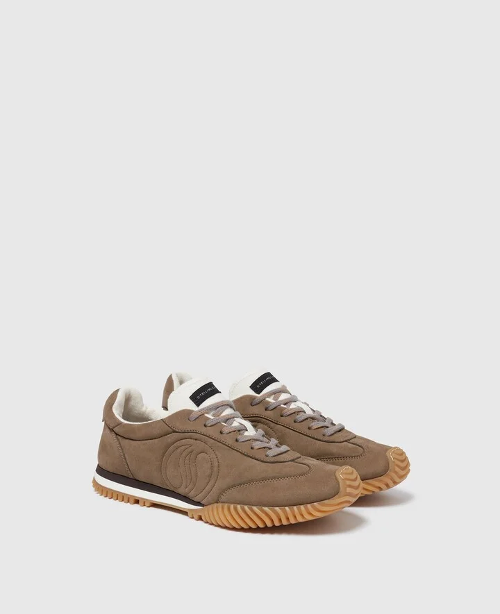 Stella McCartney - S-Wave Sport Paneled Sneakers, Woman, Brown, Size: 36 - Image 2