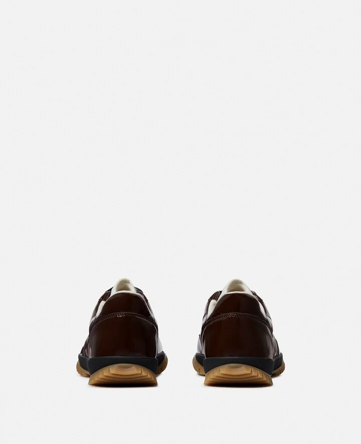 Stella McCartney - S-Wave Sport Paneled Sneakers, Woman, Mocha brown, Size: 35 - Image 3