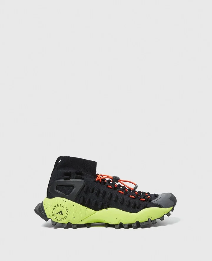 Stella McCartney - Seeulater 2 Sneakers, Woman, Core Black/Solar Green/Active Orange, Size: 4h