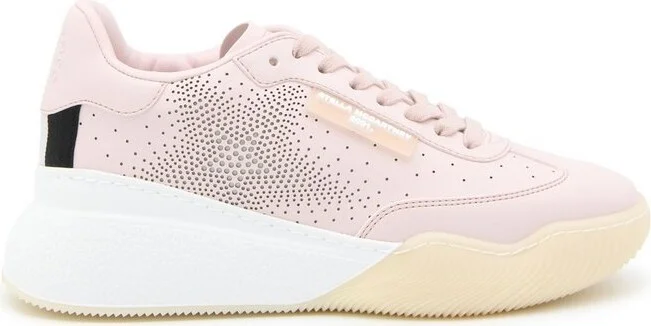 Stella McCartney Sequins Embellished Lace-Up Sneakers
