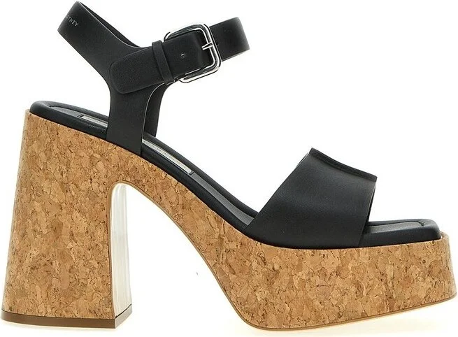 Stella McCartney Skyla Buckled Platform Sandals