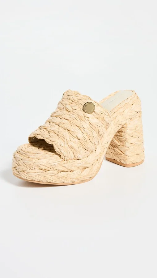 Stella McCartney Skyla Rafia Sandals - Image 2