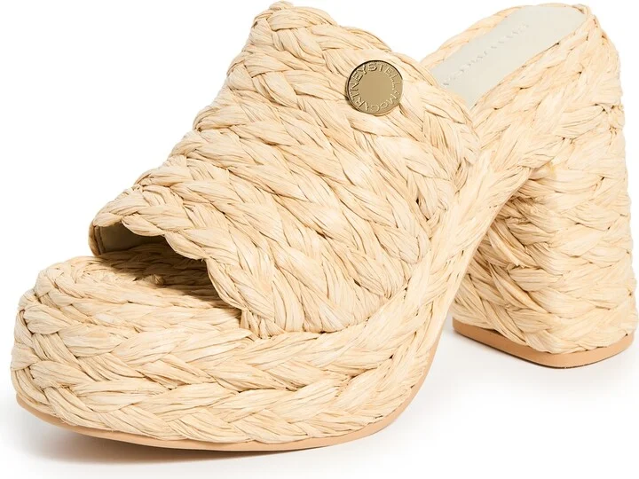Stella McCartney Skyla Rafia Sandals