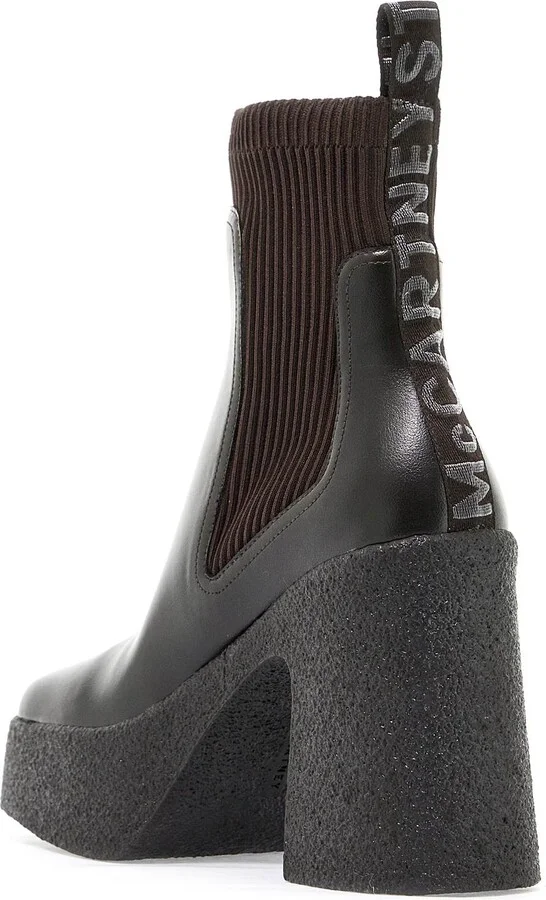 STELLA McCARTNEY skyla sock ankle boots with heel - Image 2
