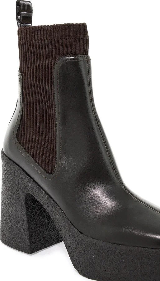 STELLA McCARTNEY skyla sock ankle boots with heel - Image 4
