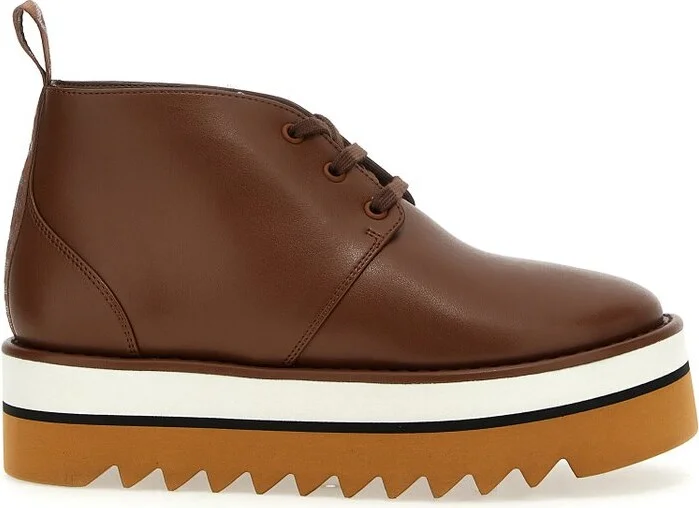 Stella McCartney Sneak-Elyse Lace-Up Desert Boots