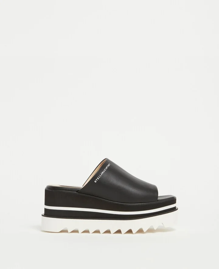 Stella McCartney - Sneak-Elyse Platform Mules, Woman, Black, Size: 36 - Image 2
