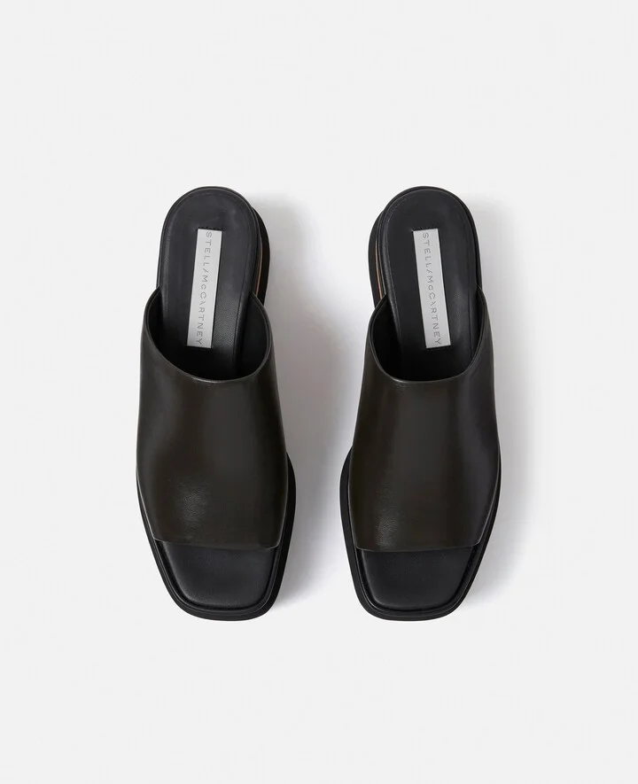 Stella McCartney - Sneak-Elyse Platform Sandals, Woman, Ebony black, Size: 34 - Image 4