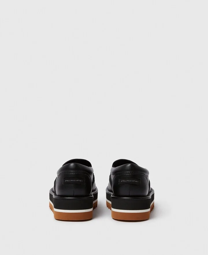 Stella McCartney - Sneak-Elyse Platform Slippers, Woman, Black, Size: 36 - Image 3