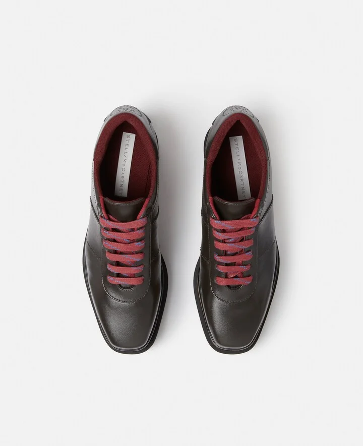 Stella McCartney - Sneak-Elyse Platform Sneakers, Woman, Ebony black, Size: 34h - Image 4