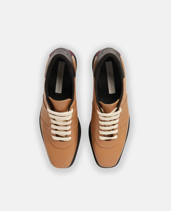 Stella McCartney - Sneak-Elyse Platform Sneakers, Woman, Ebony black, Size: 34h - Image 7