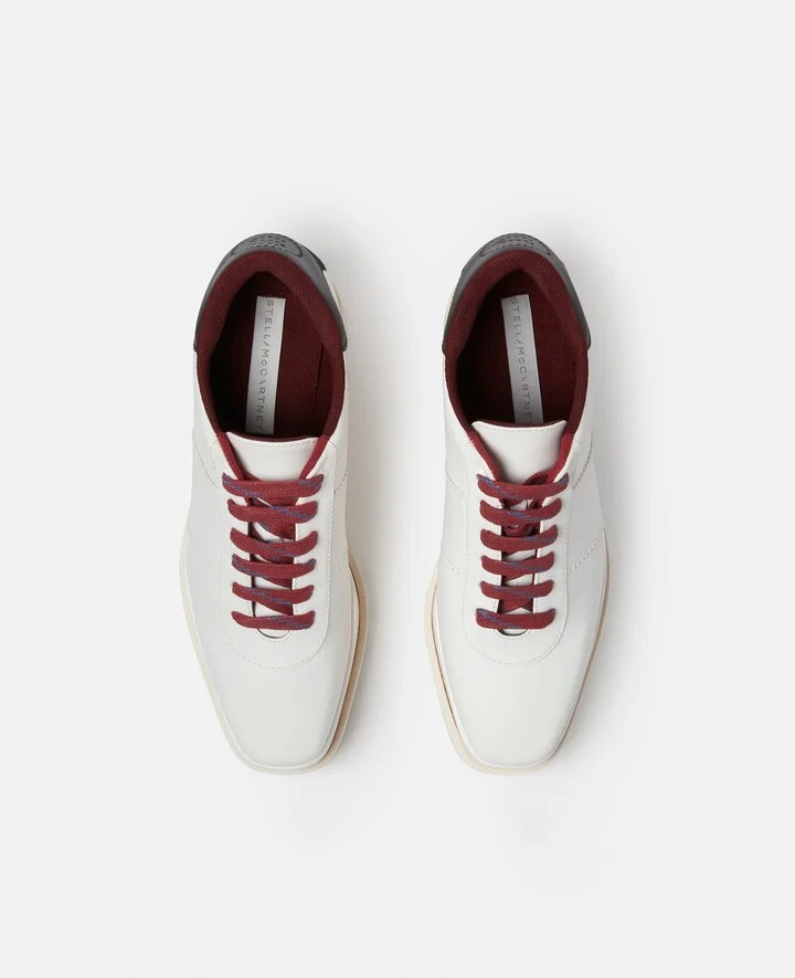Stella McCartney - Sneak-Elyse Platform Sneakers, Woman, Ebony black, Size: 34h - Image 10