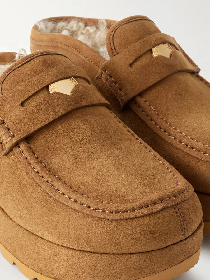 Stella McCartney - Sneak-elyse Slip-on Platform Mules - Brown - Image 4
