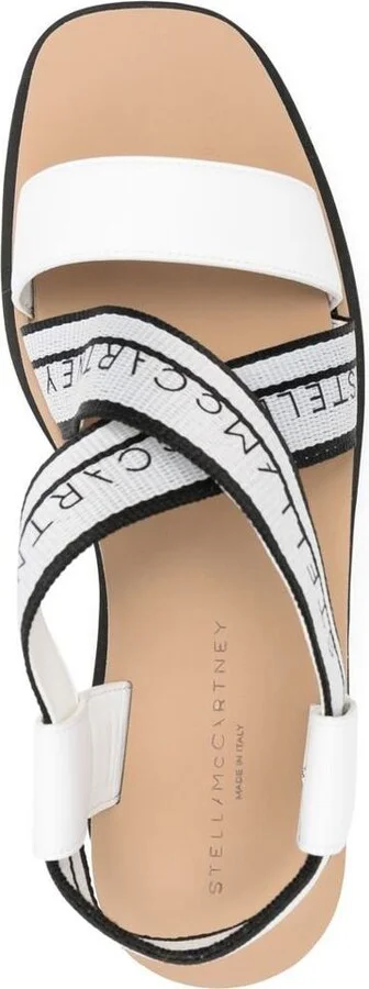 Stella McCartney Sneak-Elyse Striped Platform Sandals Shoes - Image 3