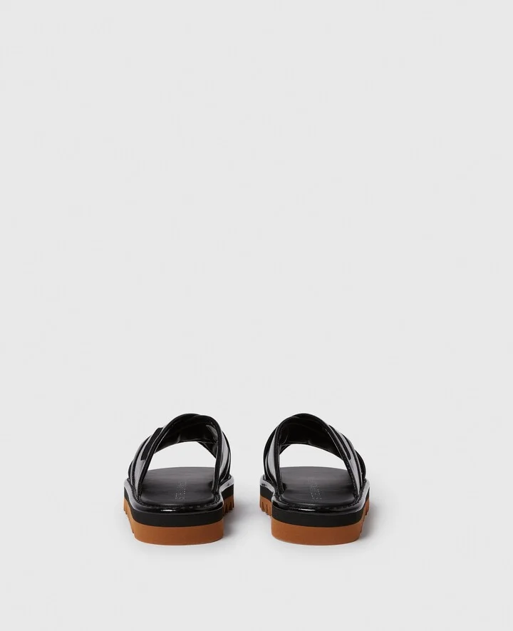 Stella McCartney - Sneak-Elyse Twisted Sandals, Woman, Black, Size: 35 - Image 3