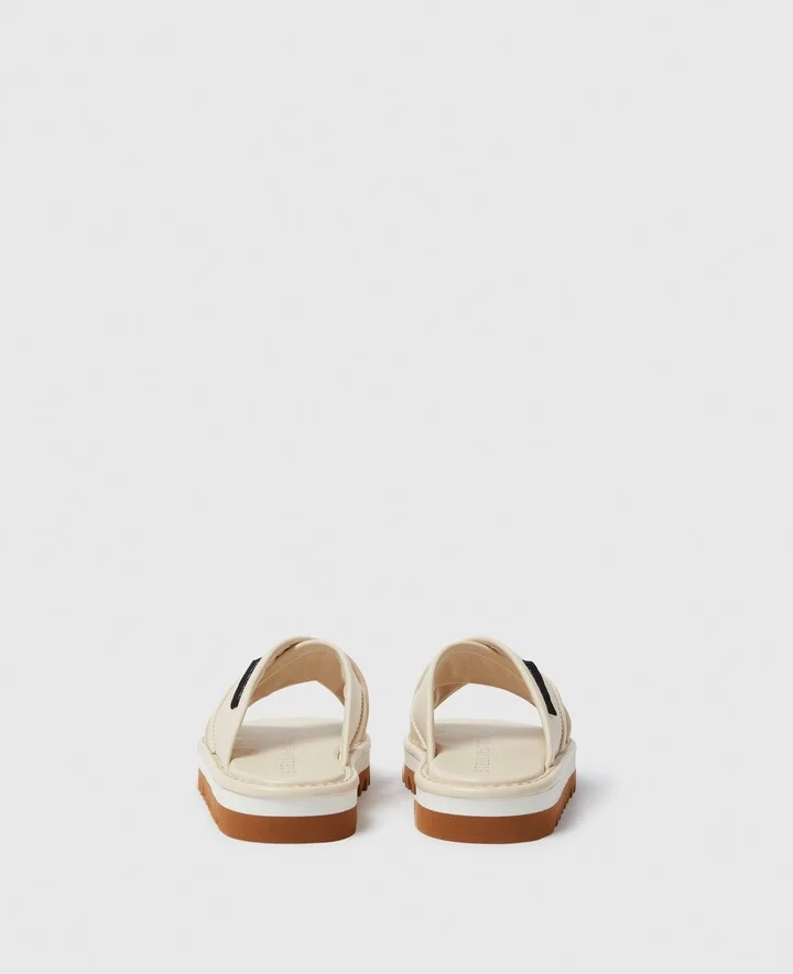 Stella McCartney - Sneak-Elyse Twisted Sandals, Woman, Cream, Size: 35 - Image 3