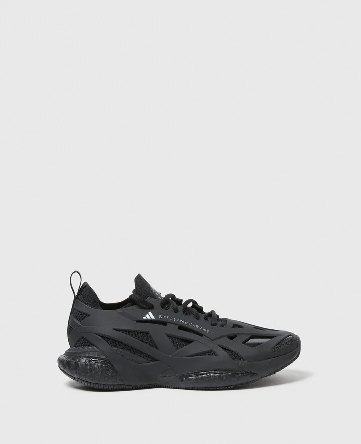 Stella McCartney - Solarglide Running Sneakers, Woman, Black, Size: 6