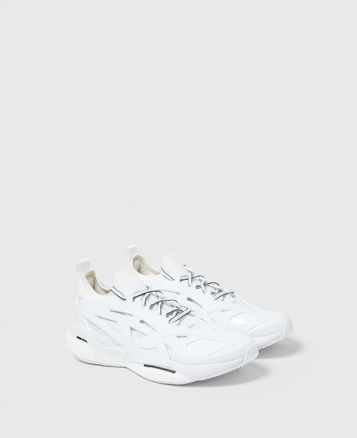 Stella McCartney - Solarglide Running Sneakers, Woman, White, Size: 3h - Image 3