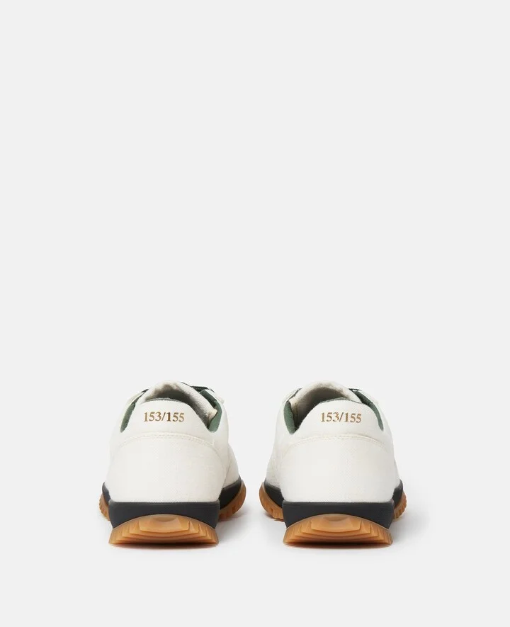 Stella McCartney - SOS Embroidered S-Wave Sport Trainers, Woman, Dune beige, Size: 35 - Image 3