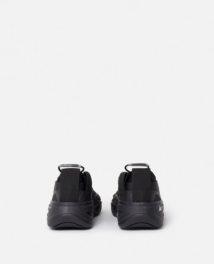 Stella McCartney - Sportswear Low Ground Running Sneakers, Woman, Black, Size: 3h - Image 4