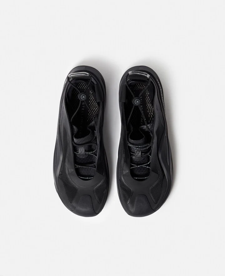 Stella McCartney - Sportswear Low Ground Running Sneakers, Woman, Black, Size: 3h - Image 5