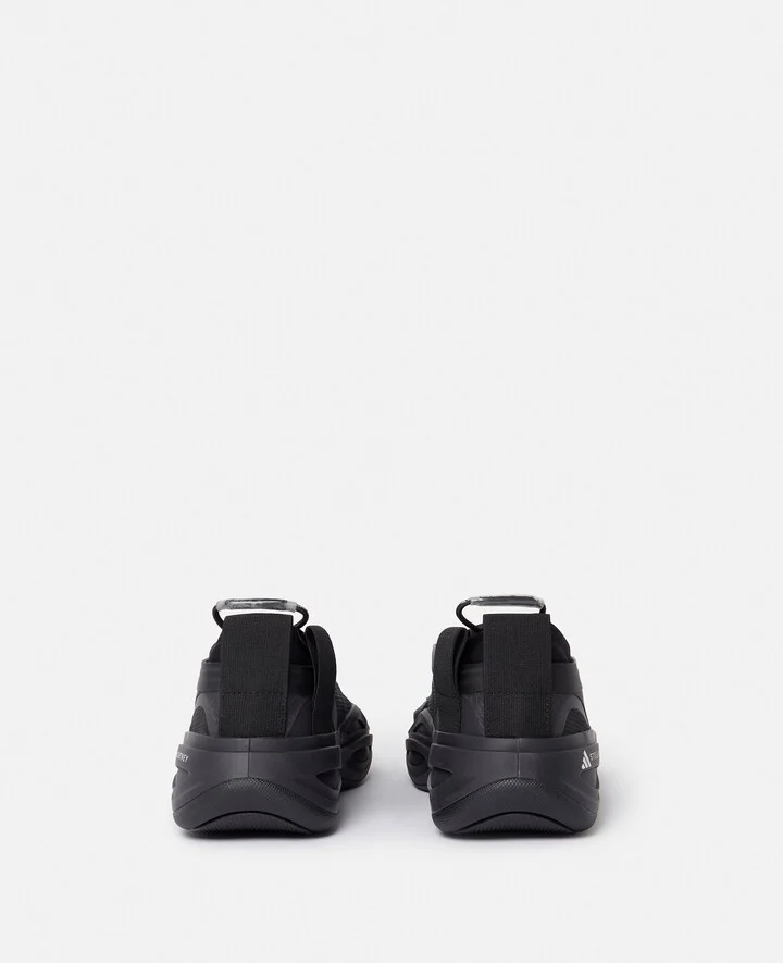 Stella McCartney - Sportswear Low Ground Running Sneakers, Woman, Black, Size: 3h - Image 4