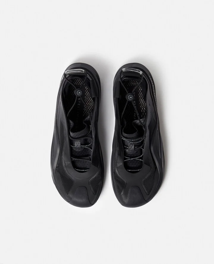 Stella McCartney - Sportswear Low Ground Running Sneakers, Woman, Black, Size: 3h - Image 5
