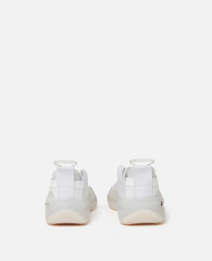 Stella McCartney - Sportswear Low Ground Running Sneakers, Woman, White, Size: 3h - Image 4