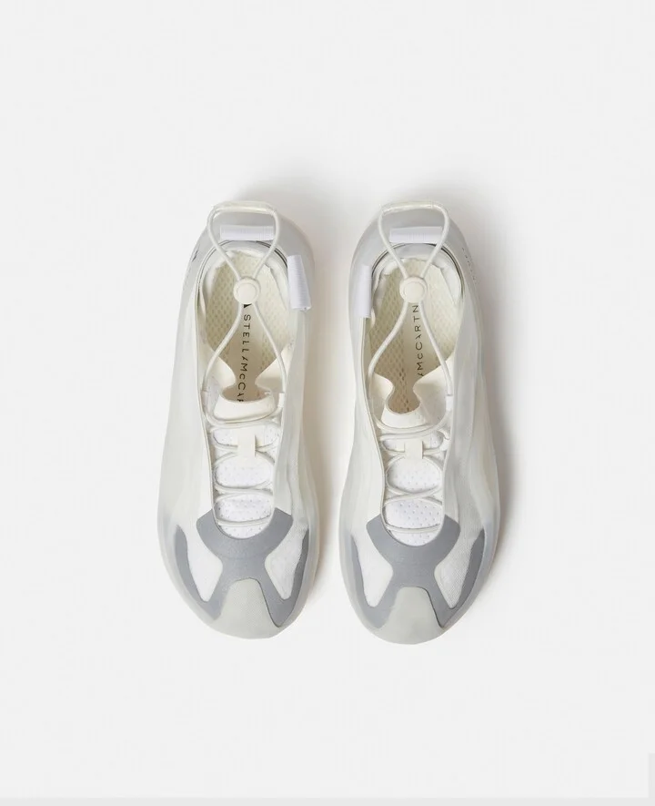 Stella McCartney - Sportswear Low Ground Running Sneakers, Woman, White, Size: 3h - Image 5